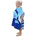 Exclusivo Mezcla 100% Cotton Dolphin Kids Baby Hooded Poncho Bath/Beach/Pool Towel, 24