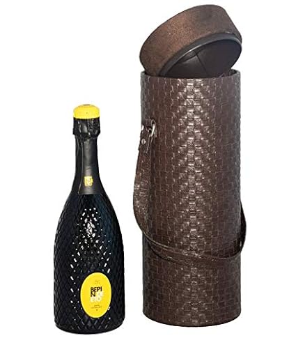 GESCHENKBOX -EDLER LEDERBOX MIT PROSECCO SUPERIORE CONEGLIANO VALDOBBIADENE EXTRA DRY DOCG BEPIN DE ETO