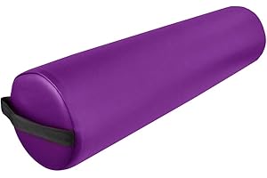 ROYAL MASSAGE 6" Diameter Deluxe Oversized Massage Table 25" Full Bolster - Purple
