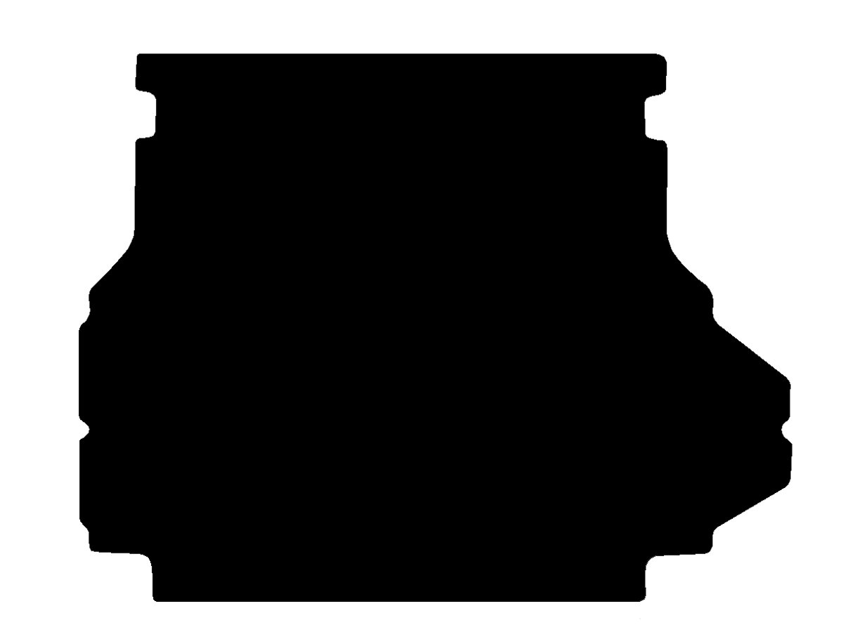 Sakura WW1385 Rubber Boot Mat, Black Trim