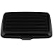 Aluminum Credit Card Wallet - RFID Blocking Case - Black