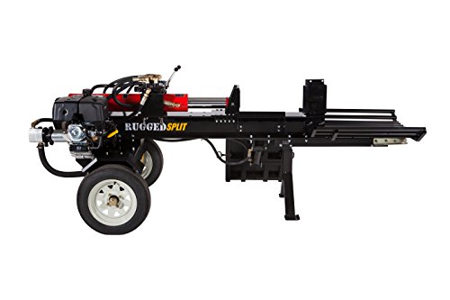 37-Ton Horizontal Gas Log Splitter, 420cc 15hp Engine Electric Start w/ Log Lift & Catcher - Thumbnail 3