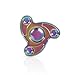 Mbaoluo Spinner Fidget EDC ADHD Focus Toy Ultra Durable High Speed 1-5 Min Spins Precision Kirsite (Rainbow)