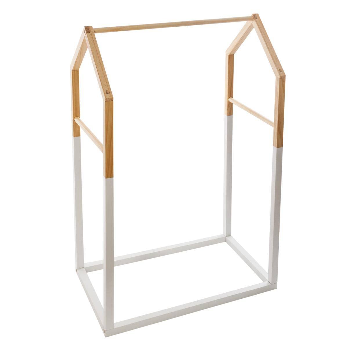 ATMOSPHERA CREATEUR D'INTERIEUR Children's Bedroom Wardrobe in White and Natural Wood