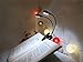 iLight Rechargeable Eye-Care Warm Book Light, Clip On Bed Reading Light, Music Stand Lamp, 8 LED, 5 Brightness, 2 Goosenecks Light Up 2 Full Pages. Perfect For Bookworms, Reading, Working or Studying