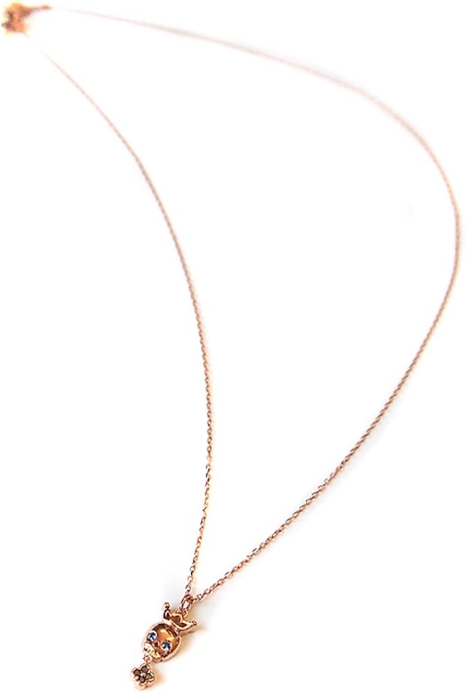 Amazon ガガミラノ Gaga Milano アクセサリー K10 クラウンスカル サファイア ネックレス 並行輸入品 ネックレス 通販