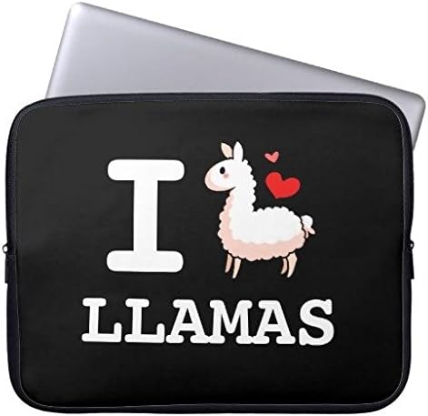 Eratio I Llama Llamas Neoprene Laptop Sleeve 13 Inch Macbook Air Case Macbook Pro Sleeve and 13 Inch Laptop Bag