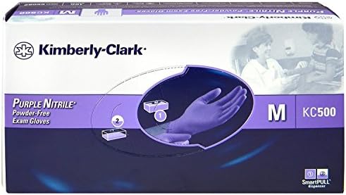 Kc500 Purple Nitrile Xtra Powder Free Exam Gloves By Halyard Size Inc Clark Health Kimberly 大人気 Medium