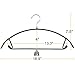 Voilamart Bump Free Clothes Hangers 30 Pack, Non Slip Dry Wet Hangers, No Shoulder Bump Suit Hangers with Bar Hooks for Men Women Dress Coat Pant Closet Organizer-Steel