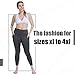 YOHOYOHA Plus Size Workout Mesh Leggings Pockets High Waist Athletic Yoga Pants Women’s Tummy Control Best Long , Black Marl , 4X-Largethumb 2