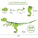 Dinosaur Party Decorations Dinosaur Balloons Garland ROAR Balloon Dino Happy Birthday Banner Tropical Palm Leaves Imitation Leaf Green