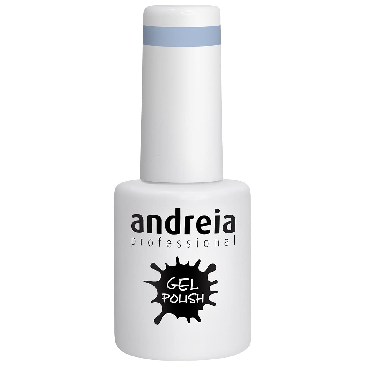 Andreia Semi-Permanent Nail Gel Polish for UV/LED Lamp - Intense Shine and 4 weeks Lasting Manicure Nail Gel Varnish - Colour 287 Pastel Blue - Shades of Green 10.5 ml