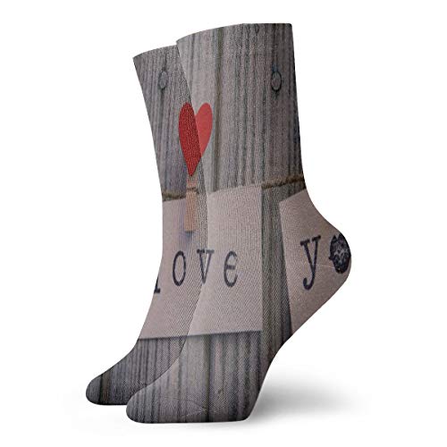 Crew Socks Say I Love You Great Unisex Sports Stocking Holiday Sock Clearance for Boys