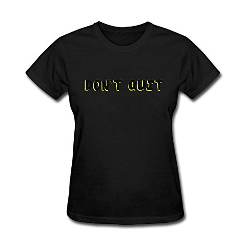 QLJYKJ Women Do It Don't Quit Cool Shrits S Black