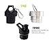 TOPOKO 25 Oz Stainless Steel Water Bottle Single-Layer Sports Bottle Flip Top Spout With Nylon Sleeve