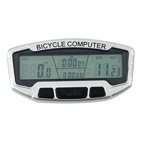 DZT1968 1SET Computer Wireless Bike Speedometer+Backlight+Remote Control+Transmitter Sensor