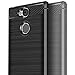 Sony Xperia XA2 Phone Case,Bettop Anti-Fingerprint Shockproof Carbon Fiber Design Flexible Soft TPU Brushed Texture Protective Case for Sony Xperia XA2 5.2 Inch (Grey)