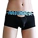 sandbank Men's Sexy Lingerie Bulge Pouch Open Crotchless Boxer Briefs Underwear (US L = Asian Tag 2XL, 4 Pack-Mix Color#2)