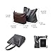 Cadier Womens Designer Purses and Handbags Ladies Tote Bags, Color Maroon