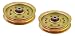 Pack of 2 Heavy-Duty Flat Idler Pulley Replaces Cub Cadet 956-04129 956-04129C 756-04129B 756-04129C MTD 753-08171 756-04129B 756-04129C 956-04129 956-04129C Fits 38" 42" 46" 54" Decks (2) primary
