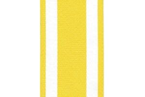 Lawn Chair USA Replacement Lawn Chair Webbing - Webbing for Lawn Chairs, Beach and Camping. UV-Resistant Webbing Strap Made with Durable Polypropylene (2 1/4" x 50', Yellow and White Stripe)