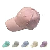 JOOWEN Woman's Adjustable Washed Sport Outdoor Suede Baseball Cap