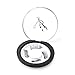 Dual Magnetic Eyelashes 3D Wispy False Lashes Natural Reusable Fake Eyelash Extensions-Ultra Thin Handmade Irritation Free Length:12MM CC Curl 1Pair(4 Pieces)