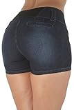 M652SH-P – Plus Size, High Elastic Waist Design, Butt lifting, Denim Shorts