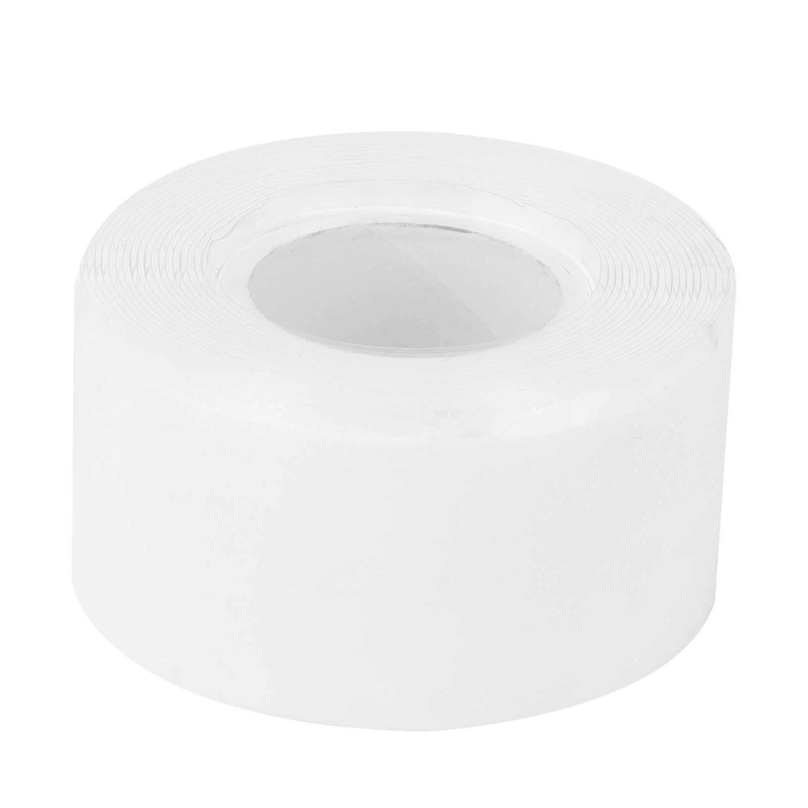Self-Fusing Silicone Repair Tape Waterproof for Leaking Pipes, Hose Sealing, Plumbing Tools - 3m x 25mm Self Amalgamating Tape (White)
