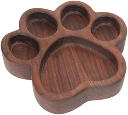 Eagle America 401-8362 Paw Print Bowl and Tray