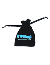 NYC Sterling Women Gold Plated Sterling Silver 3MM Round Cubic Zirconia Station Necklace