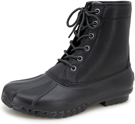 UGG Gatson Mid Shoes Mens Size 10 Black Leather Rubber Lace Up Mid‎ Rain Boots Amazon.com | UGG Men main image 3