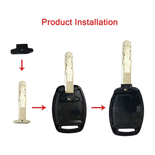 UTSAUTO Replacement For Lexus Key Fob Remote Shell Case Cover Key Fob Cover Housing Fit For Lexus ES GS GX IS LS LX RX SC FCC-1 Pack (Only Casing) - Thumbnail 5