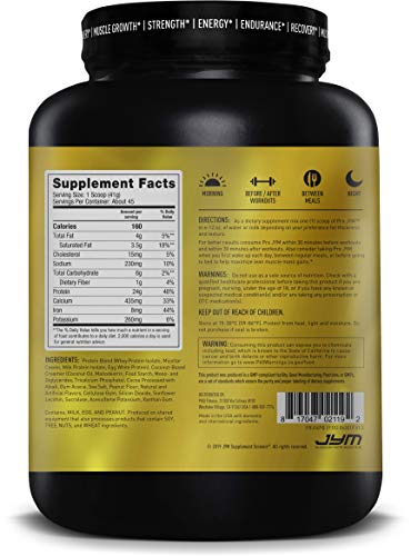 image for Pro JYM Protein Powder - Egg White, Milk, Whey Protein Isolates & Mice
