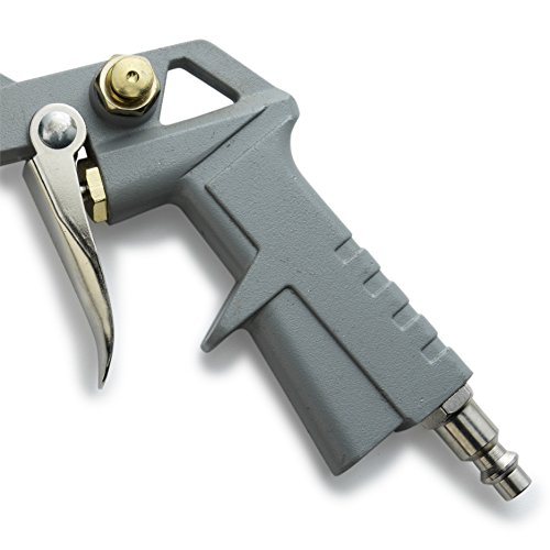 Hiltex 30227 2" Pressure Gauge Flexible Hose Tire Air Inflator, 1/4" Male Thread - Thumbnail 2