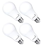 Hyperikon LED Light Bulb A21, 16W (100W Equivalent), CRI95, 1620 Lumens, 3000K (Soft White Glow), Medium Screw Base (E26), ENERGY STAR Certified, UL-Listed, Dimmable (4 Pack)