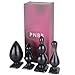 PNBB Anal Sex Toy Beginners Set,Body Safe Materials Anal Trainer Butt Plugs Anal Plug Kit Anal Prostate Massager for Men, Women or Couples (Four-Piece Suit)