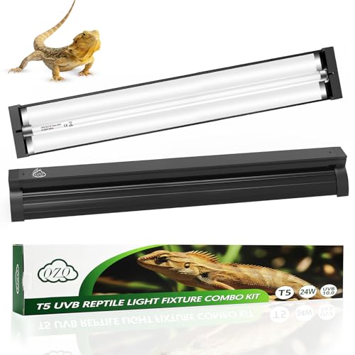 QZQ T5 UVB Reptile Light Fixture