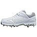 Mizuno Women's Swift 5 Fastpitch Cleat Softball Shoe, White/White, 9.5 B US