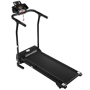 Fitnessclub Folding Electric Motorised Treadmill Walking Running Machine Adjustable Incline Fitness Exercise Cardio Jogging Emergency System Low Noise Powerful Motor