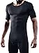NELEUS Men's 3 Pack Athletic Compression Under Base Layer T Shirt,5011,Black,XL,EUR 2XL
