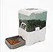 Automatic Feeder, PYRUS Remote Control Pet Feeder Electric Dispenser Rechargeable Programming Feeding Device with Large Container/ LCD Panel, Voice Reminding for Cat, dogs, rabbit
