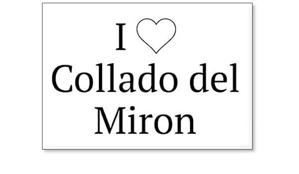 Mundus Souvenirs - Amo Collado del Miron, Imán para Nevera (diseño ...
