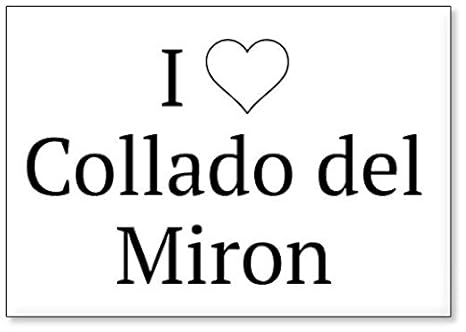 Mundus Souvenirs - Amo Collado del Miron, Imán para Nevera (diseño ...