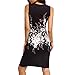 h Women Dress,Haoricu Elegant Retro Summer Women Sleeveless Bodycon Ladies Evening Party Dress (S, Black)