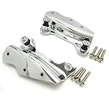 BBUT Chrome 4 Point Docking Hardware Kit for Harley Davidson Touring Road King Street Glide 2009 2010 2011 2012 2013