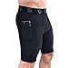 Men's Underwear Compression Shorts - Base Layer Tights for Running, Crossfit, Weightlifting Training Shorts with Side Pockets Compression Short Men (Medium) Black