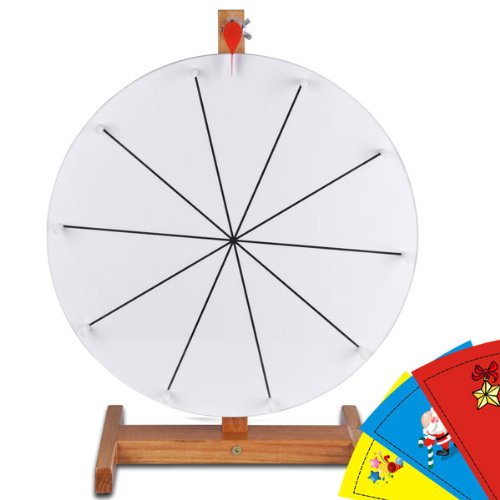 16" Prize Wheel With 10 Slot Dry Erase Prize Wheel Minor Assemble And Ready To Spin (634746012845)