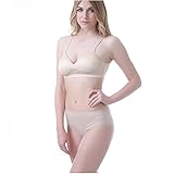 ForeverSilk Women's 100% Pure Silk Knitted Lace Briefs Panties