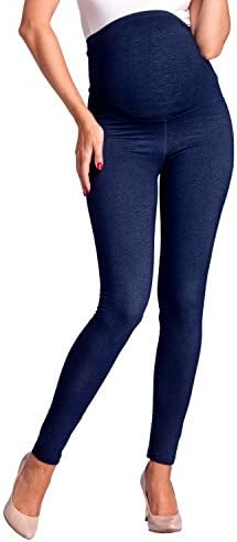maternity denim look leggings